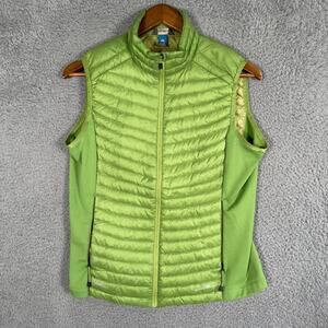 Eddie Bauer First Ascent StormDown 800 Vest Women’s Medium Green Puffer Packable